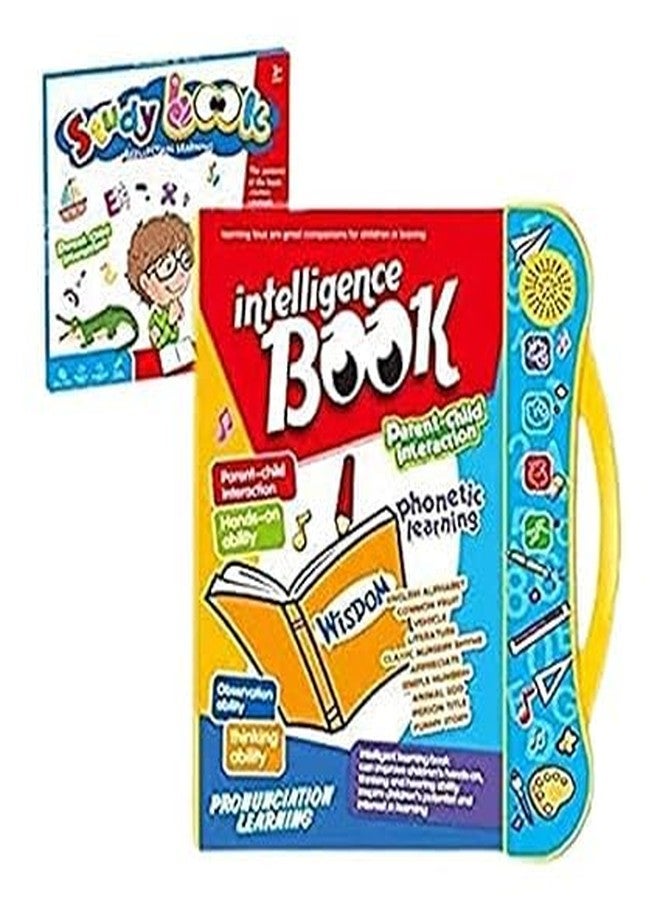 Mkail Educational Learning Set for Kids, Intelligence Book with Phonetic Learning, Magic Practice Copybooks, Water Painting Books, Ages 3+ (Intelligence Book) - Image 1